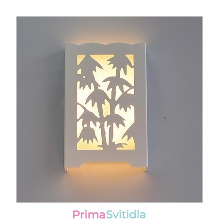 Moderní kreativní bílé vyřezávané vzory nebo vzory na bambusových nástěnných lampách Moderní kreativní bílé vyřezávané vzory nebo vzory na bambusových nástěnných lampách