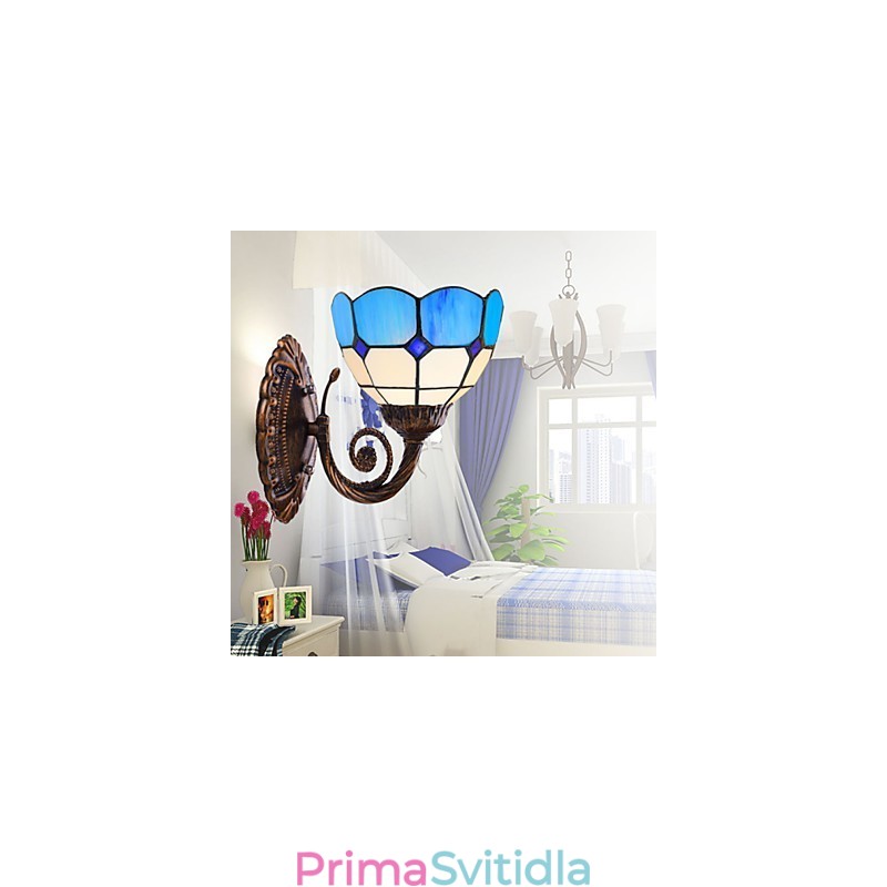 Typ Europe Restoring Ancient Ways Nástěnná lampa Creative Mediterranean Glass Lights