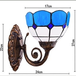Typ Europe Restoring Ancient Ways Nástěnná lampa Creative Mediterranean Glass Lights