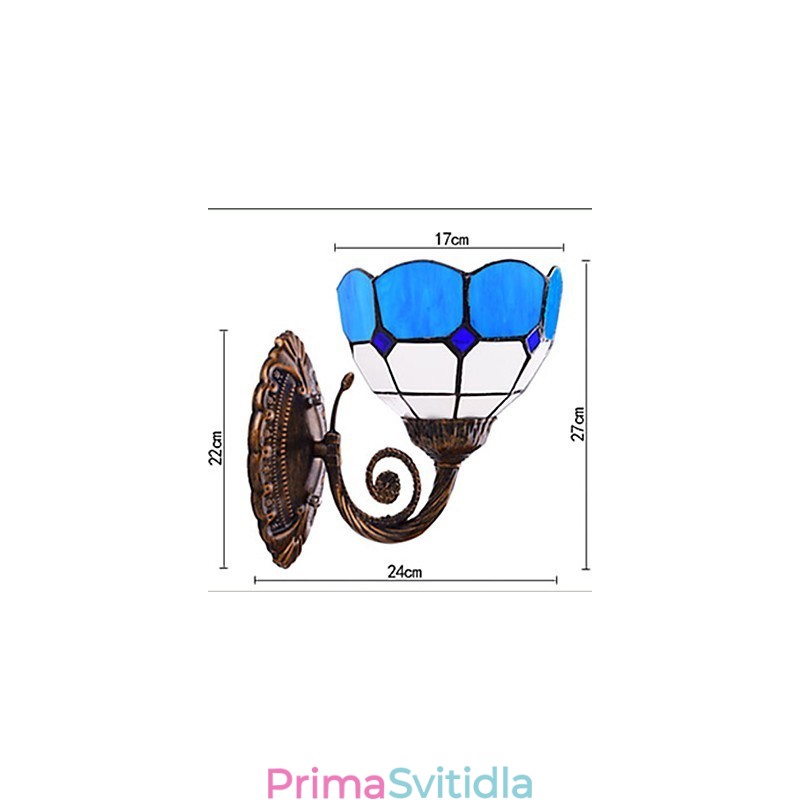 Typ Europe Restoring Ancient Ways Nástěnná lampa Creative Mediterranean Glass Lights
