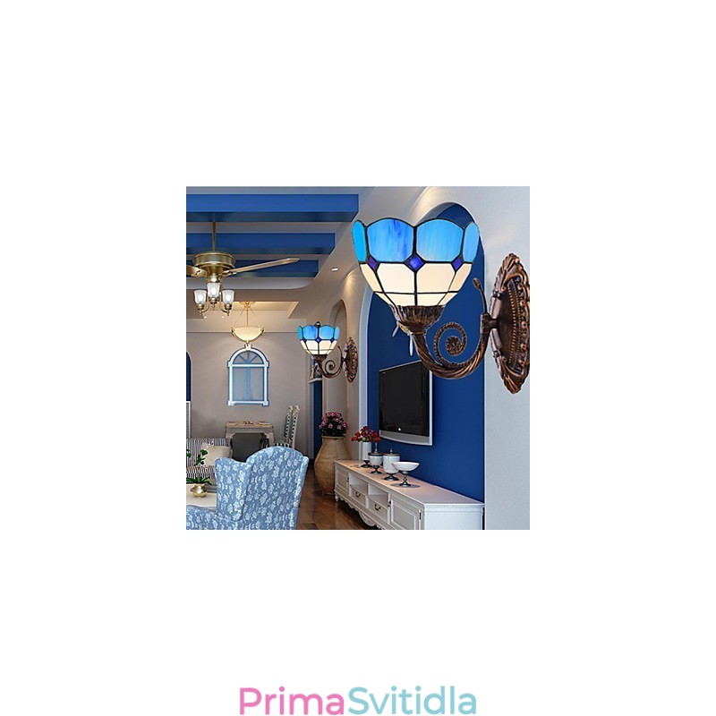 Typ Europe Restoring Ancient Ways Nástěnná lampa Creative Mediterranean Glass Lights