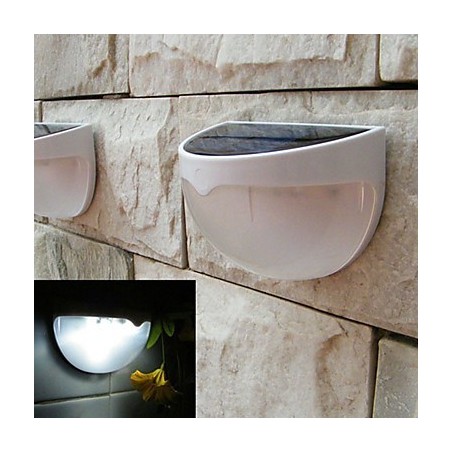 Solární lampa Venkovní zahradní světlo Solární světlo aktivované automatickým senzorem (bílé) Solární lampa Venkovní zahradní světlo Solární světlo aktivované automatickým senzorem (bílé)