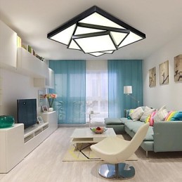 Čtvercový zapuštěný moderní moderní stropní lehký kov