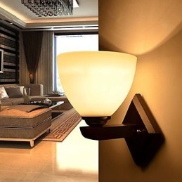 Nástěnná Lampa Skleněná Teplá Moderní Nástěnná Lampa Hlavy Postele