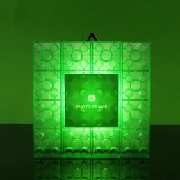 Creative Blocks Frame Light Color Roztomilé malé dárky Nástěnná lampa Háček na opasek
