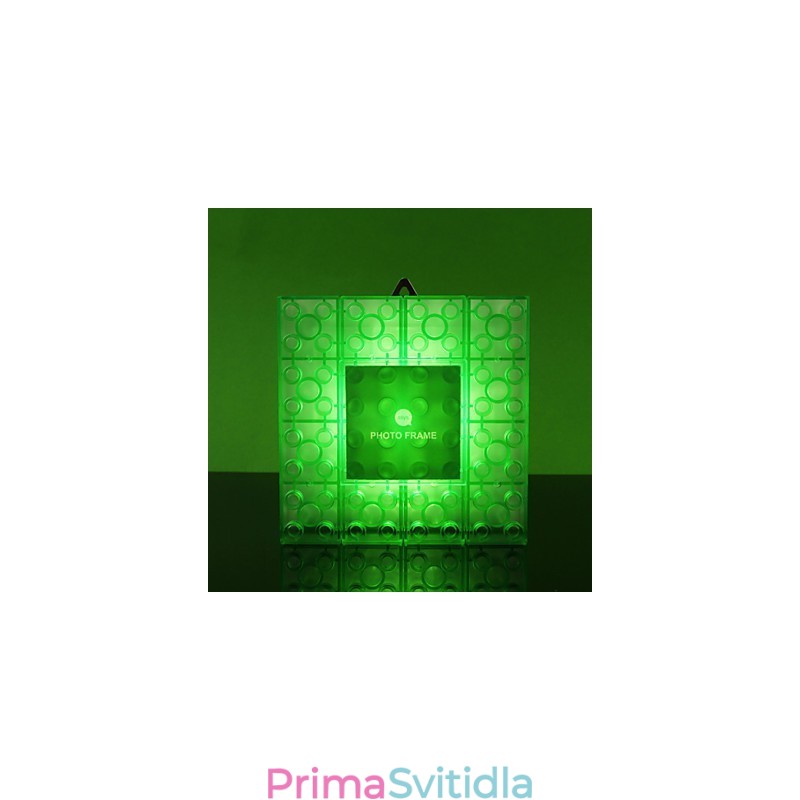 Creative Blocks Frame Light Color Roztomilé malé dárky Nástěnná lampa Háček na opasek