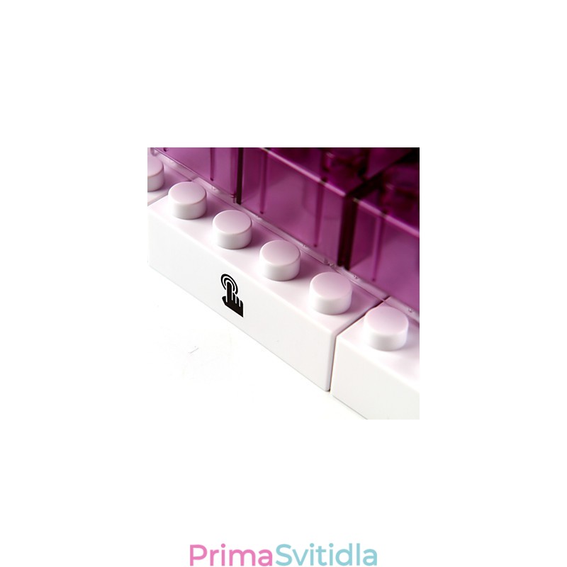 Creative Blocks Frame Light Color Roztomilé malé dárky Nástěnná lampa Háček na opasek