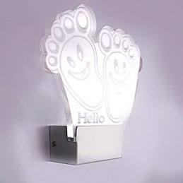 Akrylová nástěnná lampa PVC lampa Light Chip Moderní současný kov