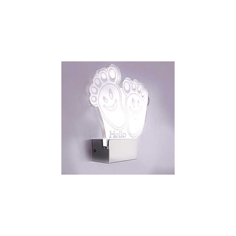 Akrylová nástěnná lampa PVC lampa Light Chip Moderní současný kov