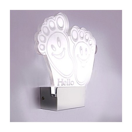 Akrylová nástěnná lampa PVC lampa Light Chip Moderní současný kov Akrylová nástěnná lampa PVC lampa Light Chip Moderní současný kov