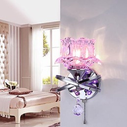 Kreativní současné a smluvní kreativní křišťálové nástěnné lampy