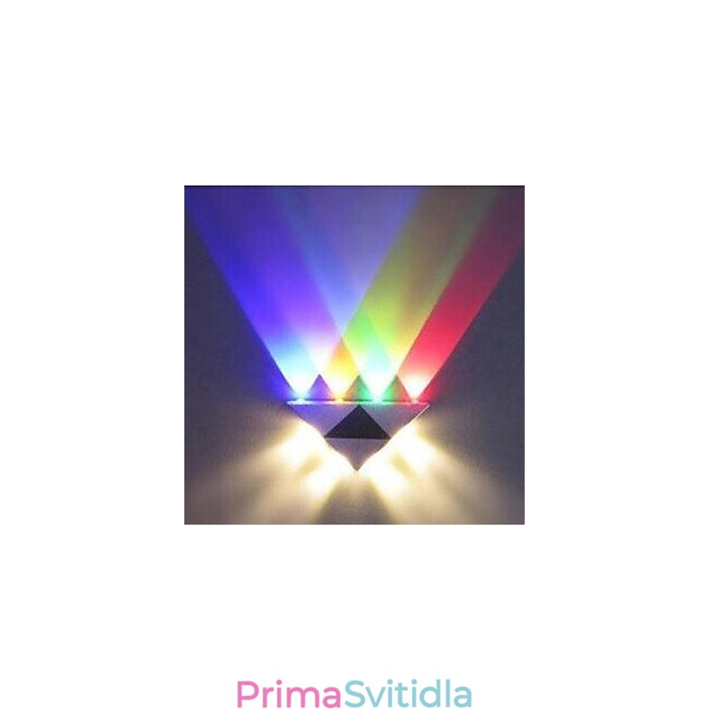 Multi T barevná teplotní lampa Creative Bar Model Nástěnné svícny Kovové