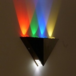Multi T barevná teplotní lampa Creative Bar Model Nástěnné svícny Kovové