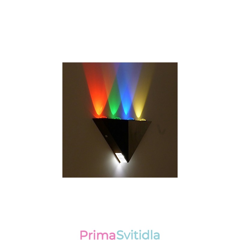 Multi T barevná teplotní lampa Creative Bar Model Nástěnné svícny Kovové