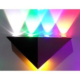 Multi T barevná teplotní lampa Creative Bar Model Nástěnné svícny Kovové