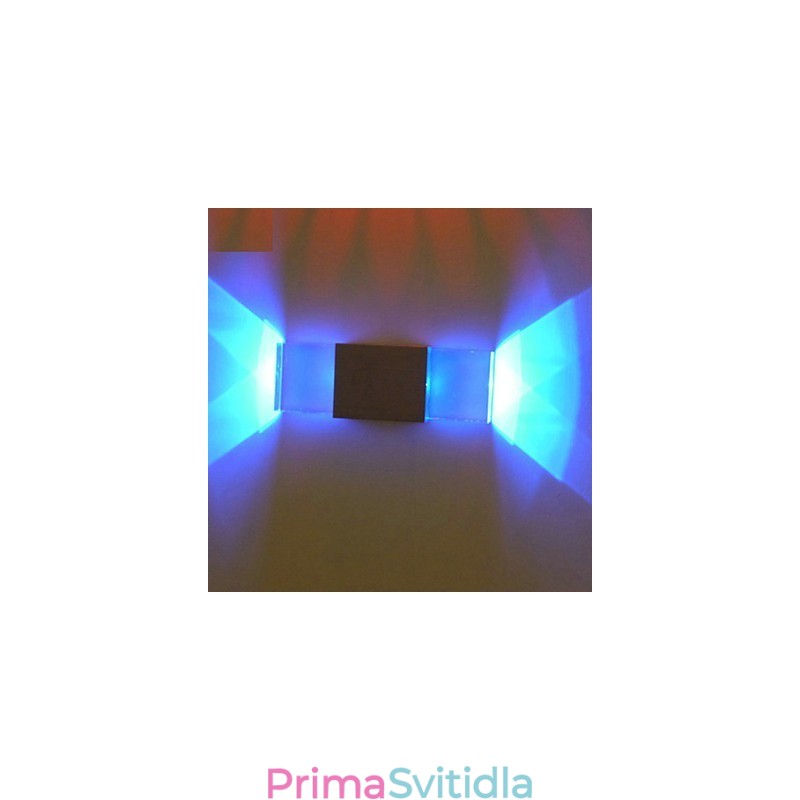 Čtvercové hliníkové nástěnné svítidlo Creative Bar Model Nástěnné svícny Moderní současné kovové