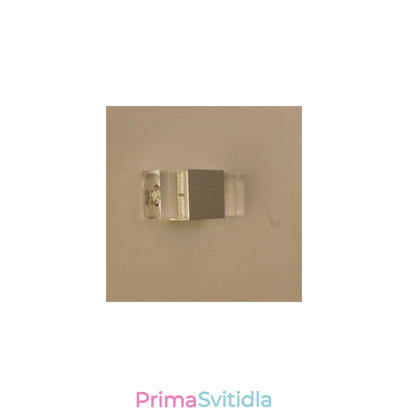 Čtvercové hliníkové nástěnné svítidlo Creative Bar Model Nástěnné svícny Moderní současné kovové