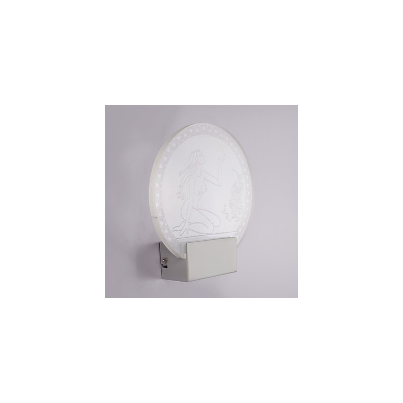 Akrylová nástěnná lampa PVC lampa Light Chip Moderní současný kov 5W