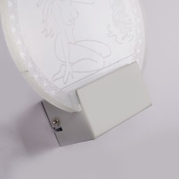 Akrylová nástěnná lampa PVC lampa Light Chip Moderní současný kov 5W