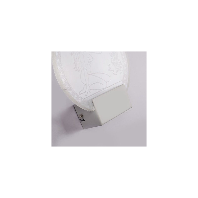 Akrylová nástěnná lampa PVC lampa Light Chip Moderní současný kov 5W