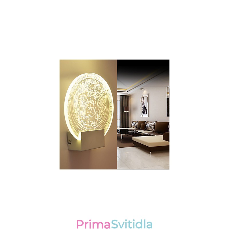 Nástěnné svítidla PVC Lampa Lehký moderní současný kov