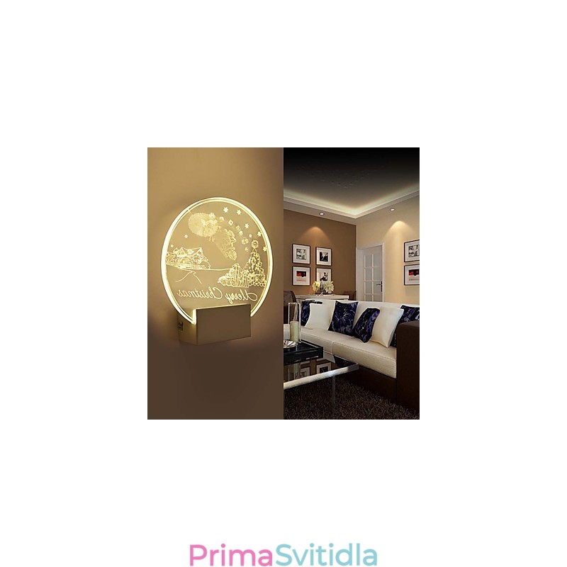 Akrylátové nástěnné svítidlo PVC svítidlo lehké moderní moderní kov