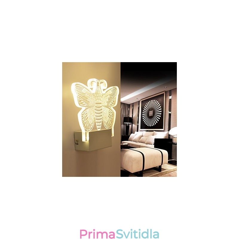 Akrylátové nástěnné svítidlo PVC svítidlo lehké moderní moderní kov