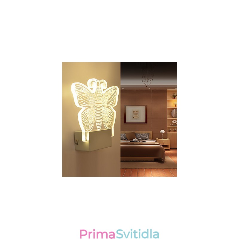 Akrylátové nástěnné svítidlo PVC svítidlo lehké moderní moderní kov