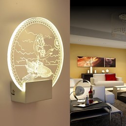 Akrylátové nástěnné svítidlo PVC svítidlo lehké moderní moderní kov