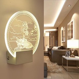 Akrylátové nástěnné svítidlo PVC svítidlo lehké moderní moderní kov