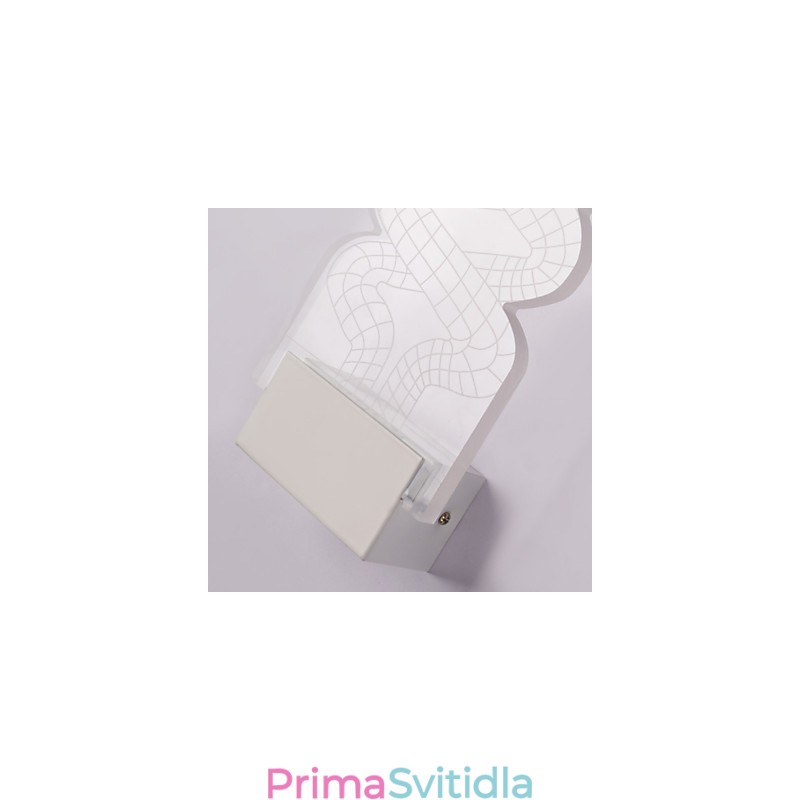Akrylová nástěnná lampa PVC lampa Light Chip Moderní současný kov