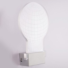 Akrylová nástěnná lampa PVC lampa Light Chip Moderní současný kov