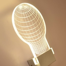 Akrylová nástěnná lampa PVC lampa Light Chip Moderní současný kov