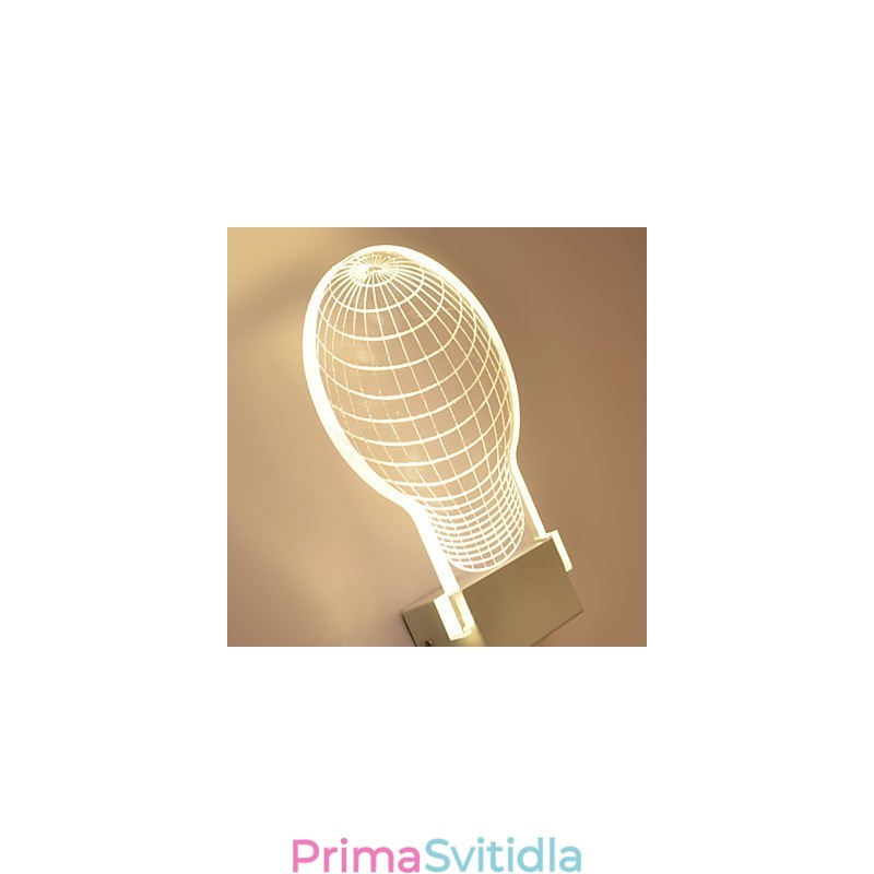 Akrylová nástěnná lampa PVC lampa Light Chip Moderní současný kov
