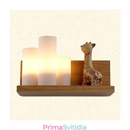 Nástěnná lampa tři světla a sklo Nástěnná lampa tři světla a sklo