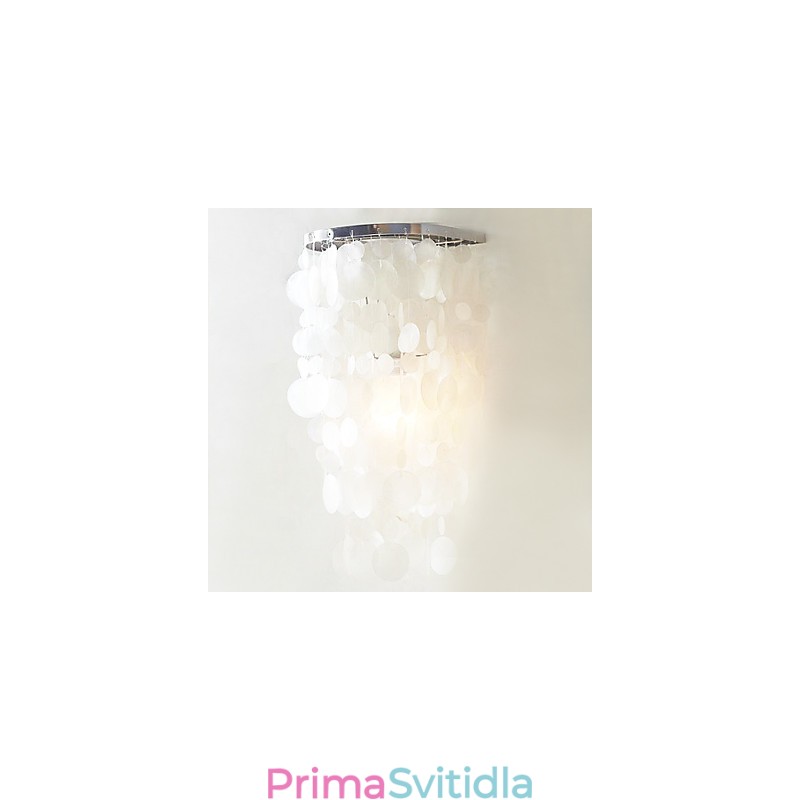 Stylové nástěnné svítidlo s 1 světlem v teplé bílé