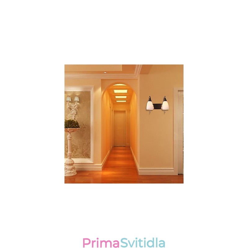 2 nástěnné svítidlo v bílém odstínu