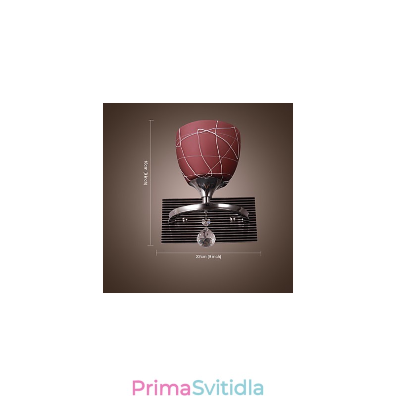 Vysoce kvalitní nástěnné svítidlo s 1 světlem