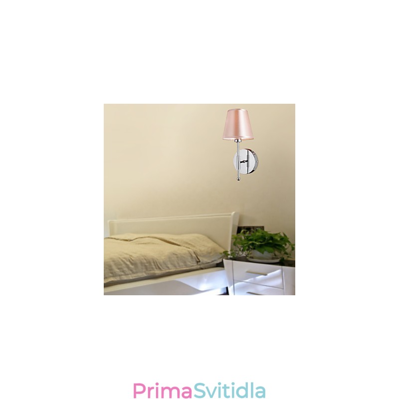 Jednoduché nástěnné svítidlo v teplém světle