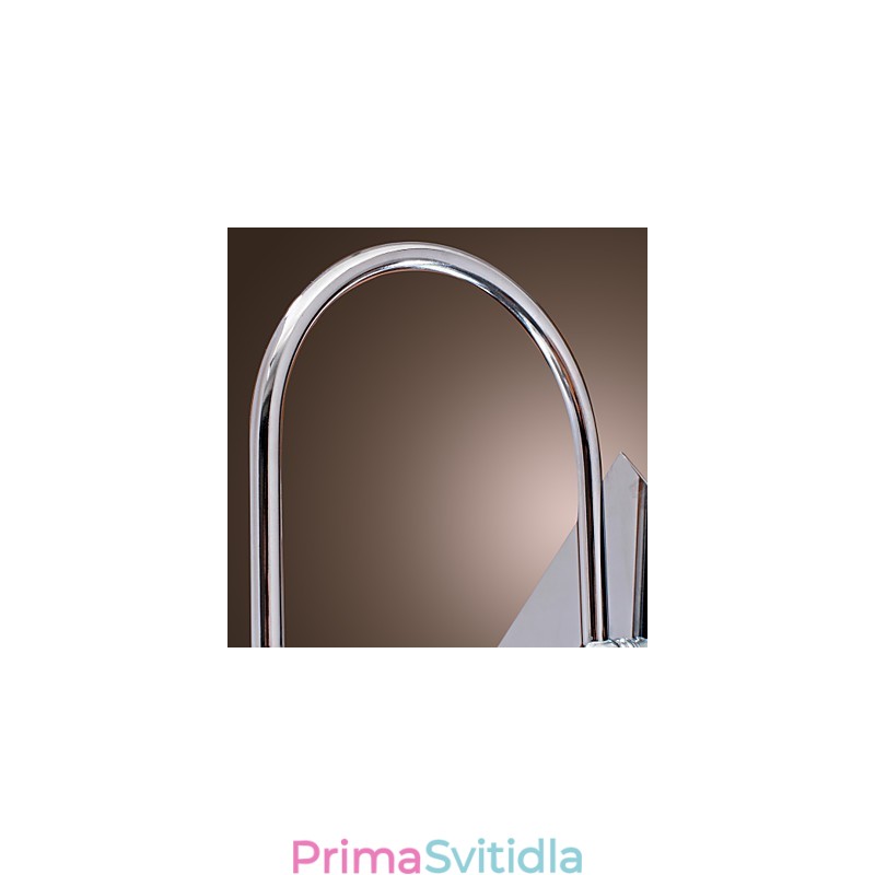 Nástěnné svítidlo s elegantní křišťálovou kapkou