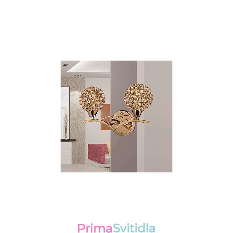 Moderní elegantní nástěnné světlo ve 2 světlech