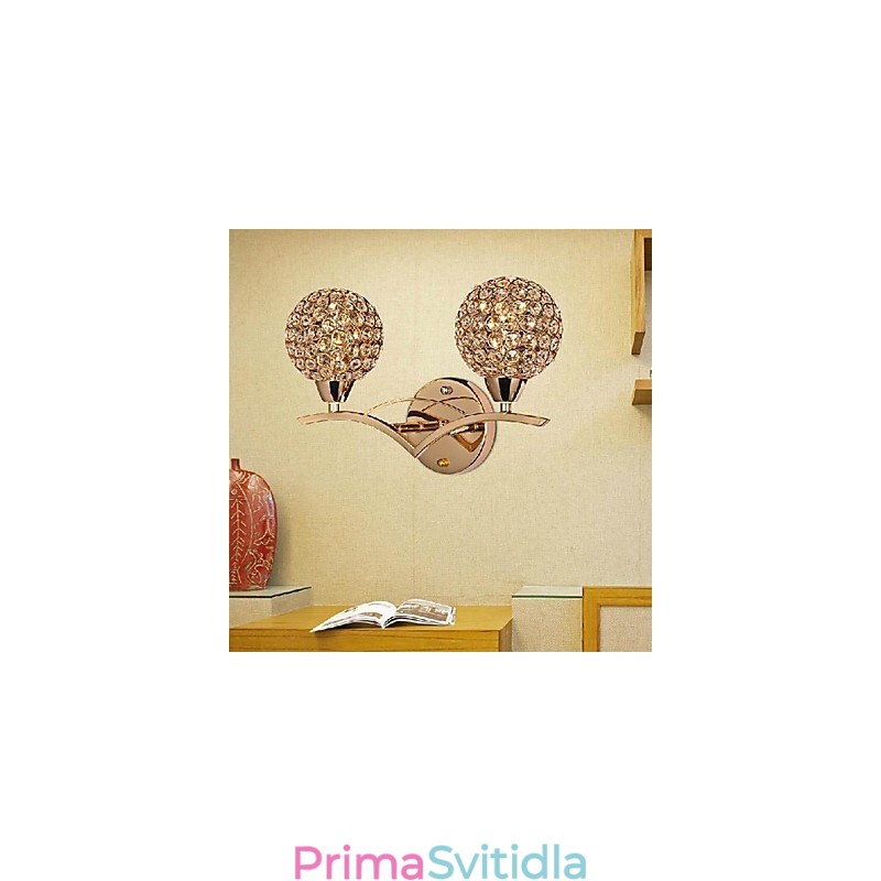 Moderní elegantní nástěnné světlo ve 2 světlech