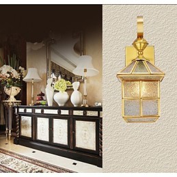 Venkovní lampa Zahradní lampa Venkovní lampa Plná měděná lampa