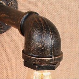 Dekorativní nástěnné malé nástěnné svítidlo Nostalgie Simple Water Pipe