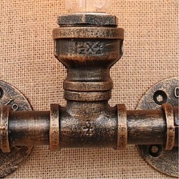 Dekorativní nástěnné malé nástěnné svítidlo Nostalgie Simple Water Pipe