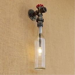 Rustic Lodge Bronze Funkce pro nástěnné svítidlo s okolním osvětlením