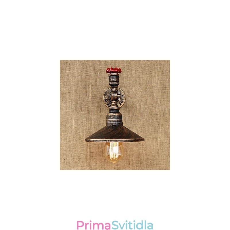 Rustic Lodge Painting Funkce pro nástěnné svítidlo s okolním osvětlením
