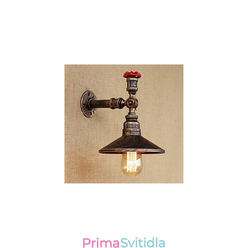 Rustic Lodge Painting Funkce pro nástěnné svítidlo s okolním osvětlením