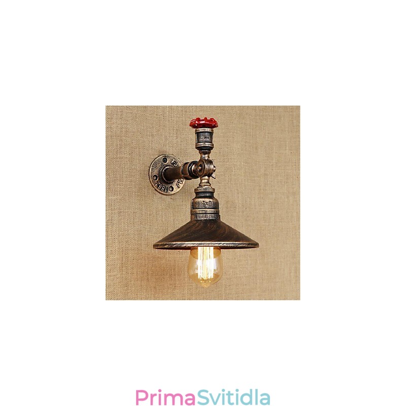 Rustic Lodge Painting Funkce pro nástěnné svítidlo s okolním osvětlením