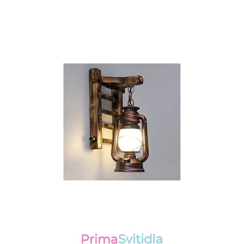 Čínská retro nostalgie kreativní osvětlení petrolejové lampy svítidla Nástěnné nástěnné svítidlo